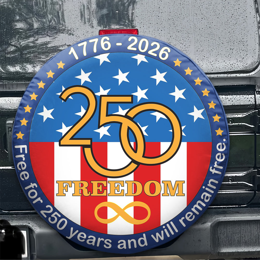 250th Anniversary 1776 - 2026 Patriotic Tire Cover HA75 898960