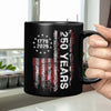 America 250th Birthday US Flag 250 Years We The People Black Mug HA75 897384