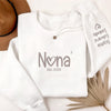 Custom Name Mom And Kid For Mom Sleeve Embroidered Sweatshirt TH10 892757