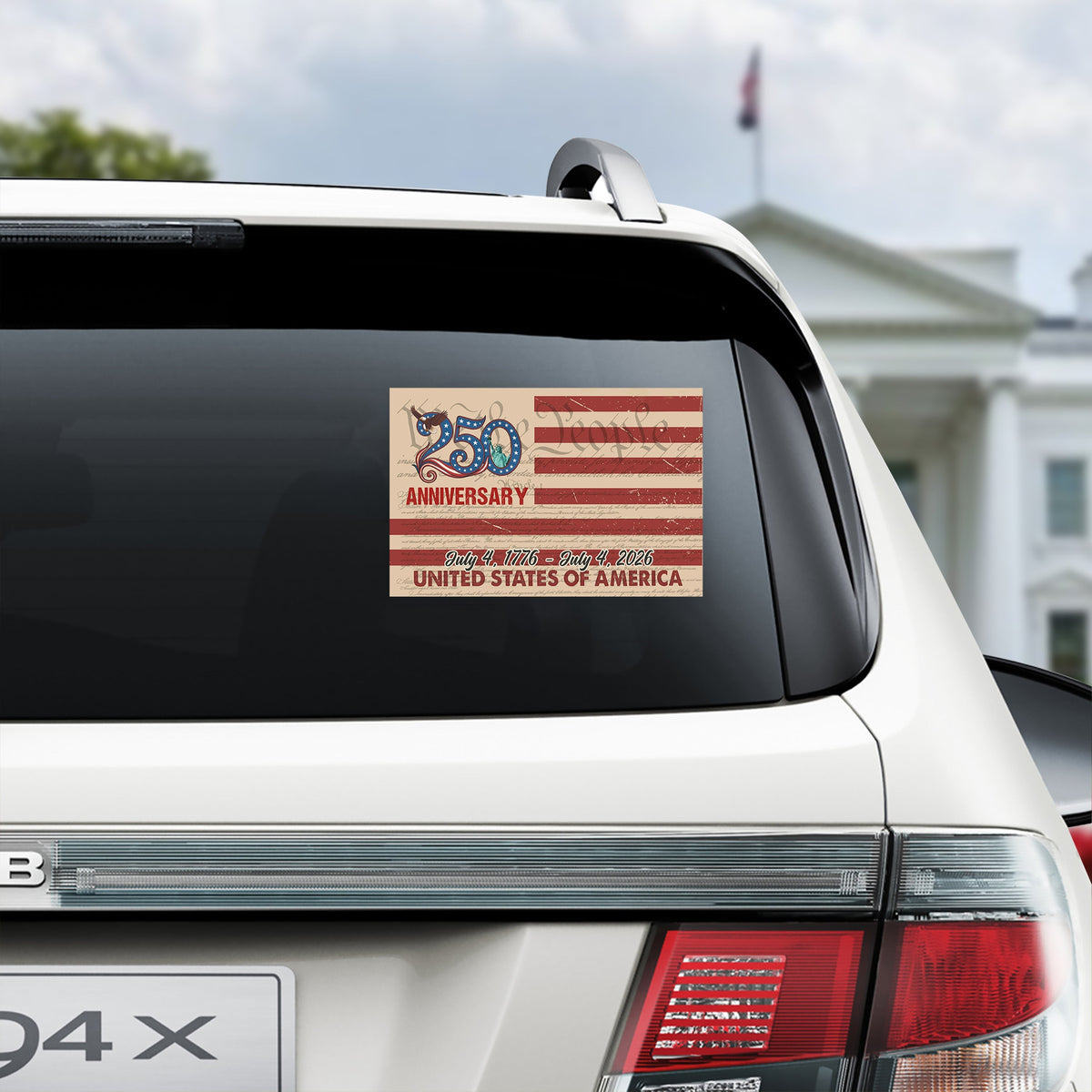 250 Anniversary Of USA Car Window Decal Sticker TH10 898305