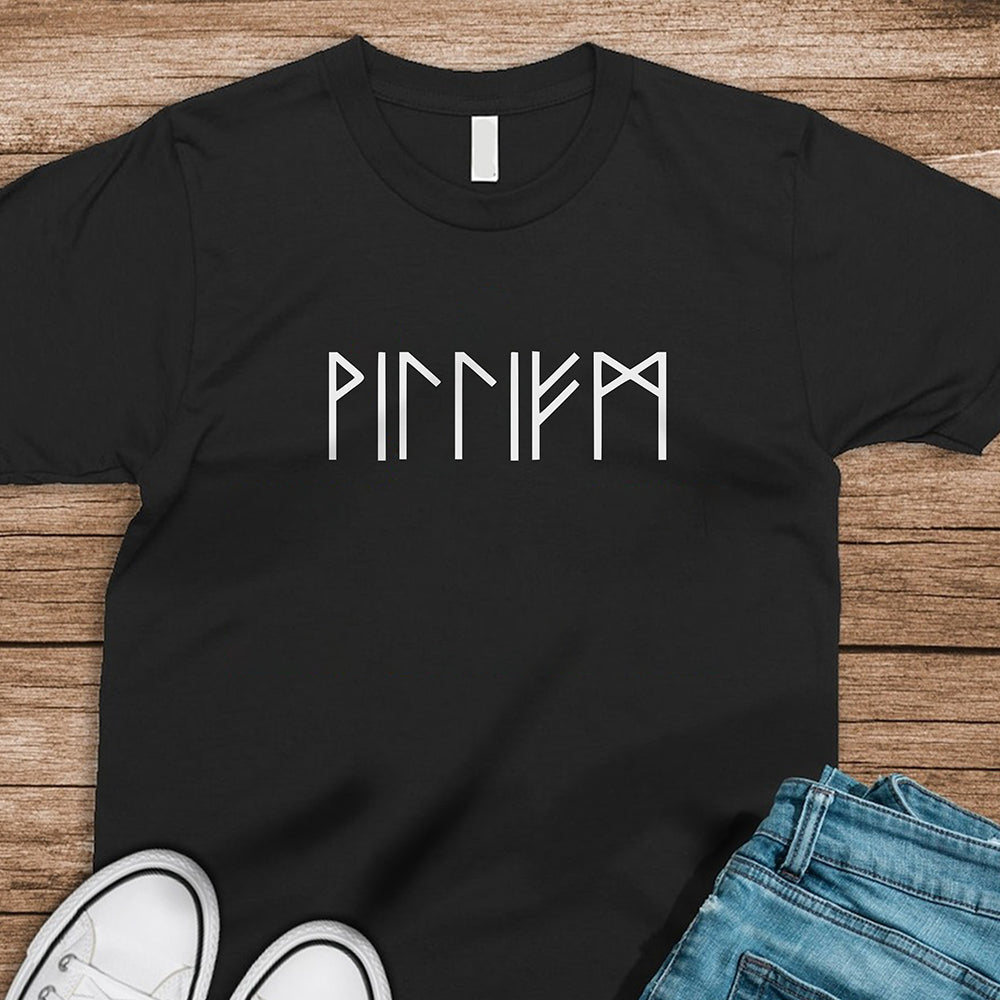 Personalized Name In Runes Viking Dark Shirt Gift For Family HO82 900932