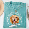 Custom Photo Human Belongs To Dog Cat Comfort Shirt HO82 894882