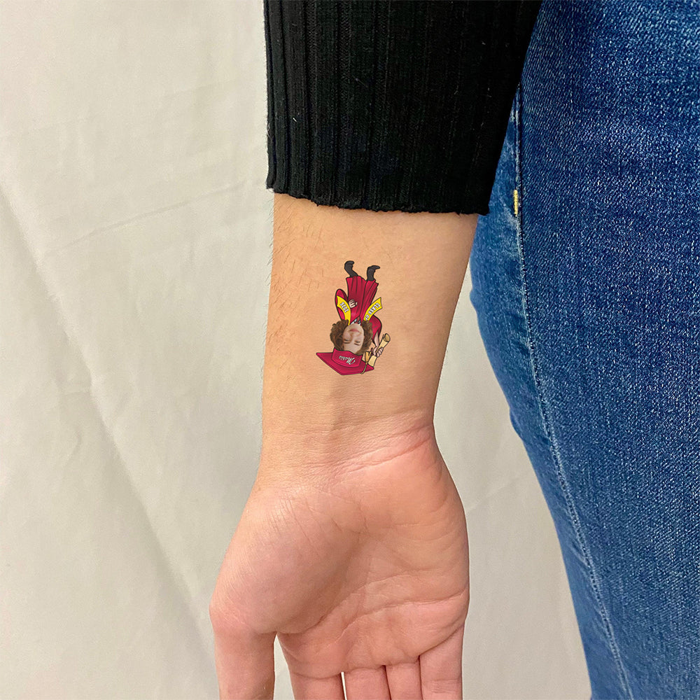 Custom Photo Graduate Personalized Temporary Tattoos Graduation Day Party Decor HO82 901466