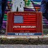 Custom Family Name USA 250th Anniversary Metal Sign HA75 920122