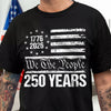 250 Years USA 250th Birthday 1776-2026 Eagle Flag Dark Shirt HO82 894566
