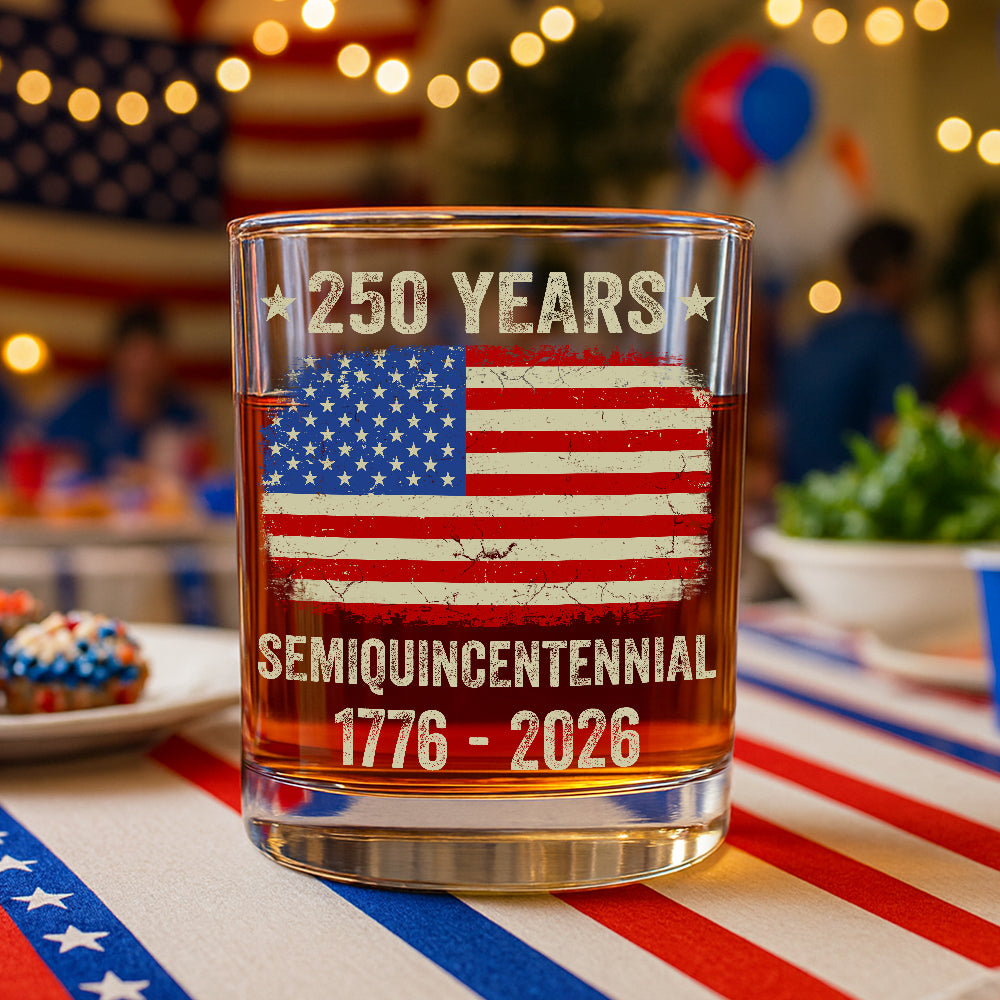 Celebrate 250th Anniversary United States Semiquincentennial Whiskey Glass HO82 894774