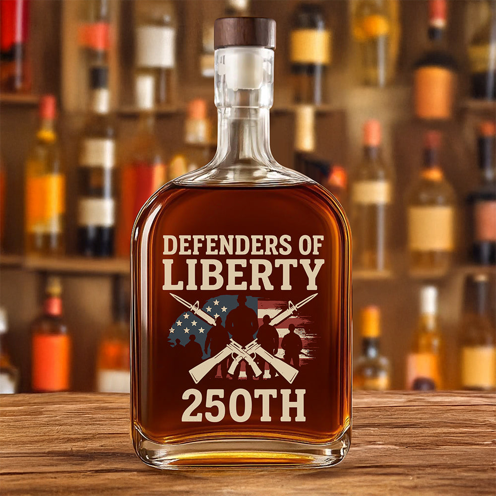Defenders Of Liberty 250th Anniversary USA Whiskey Bottle HA75 897298