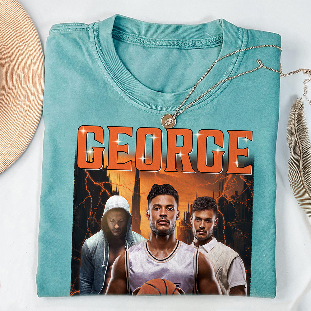 Custom Face Portrait Photo Vintage Style Comfort Shirt HO82 894878