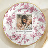 Custom Photo I Love You Mom Toile De Jouy Ring Dish, Personalized Mother’s Day Gift LM32 899809
