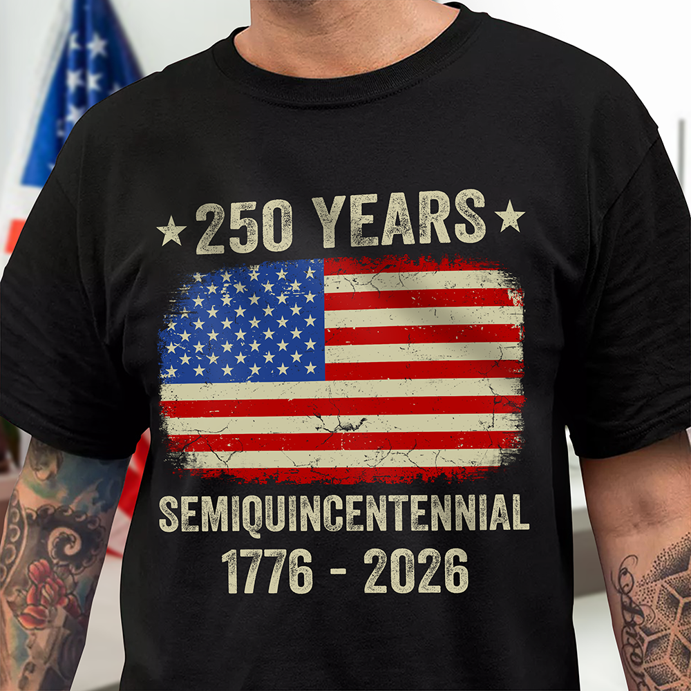 Celebrate 250th Anniversary United States Semiquincentennial Dark Shirt HO82 894776