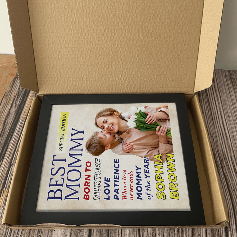 Custom Photo Best Mom Of The Year Endless Love Magazine Picture Frame LM32 897925