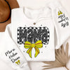 Retro Softball Mama Coquette Sweatshirt Personalized Gift For Mother's Day HO82 893652