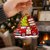 Custom Family Name Christmas Tree Red Truck Acrylic Ornament, Christmas Decoration for Families CH07 180740