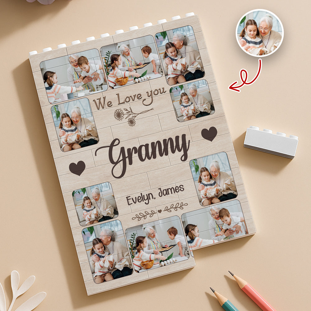 Custom Photo Mom We Love You Building Brick Blocks Mother's Day Gift HA75 920648