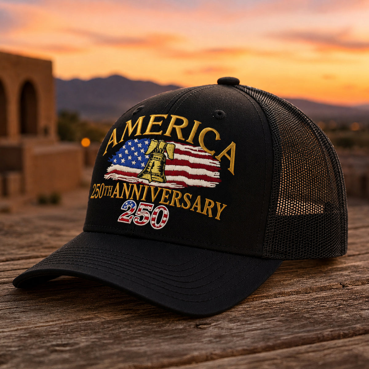 United States 250th Anniversary 1776–2026 Embroidered Trucker Hat HO82 902878