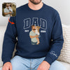Custom Photo Dad With Daughter, Son Sweatshirt HO82 894170