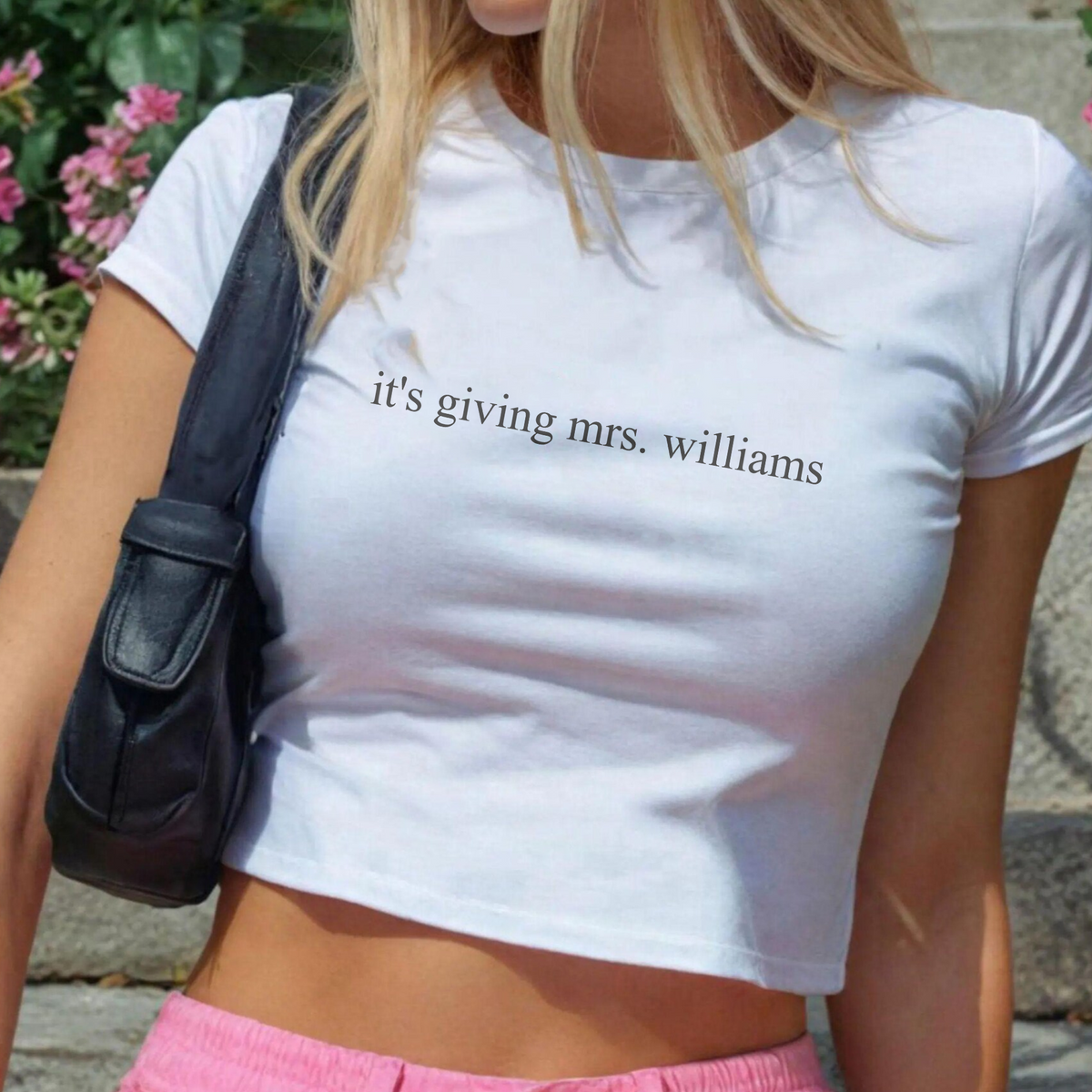 Custom Name “It’s Giving Mrs” Baby Tee - Personalized Bride Gift LM32 899653