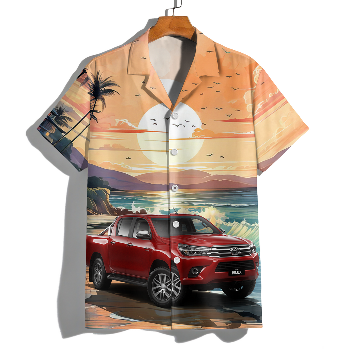 Custom Photo Sunset Hawaii Shirt For Car Lover TH10 892633