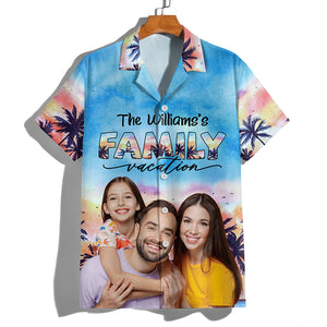 Custom Photo Family Trip Vacation Hawaiian Shirt HA75 892578