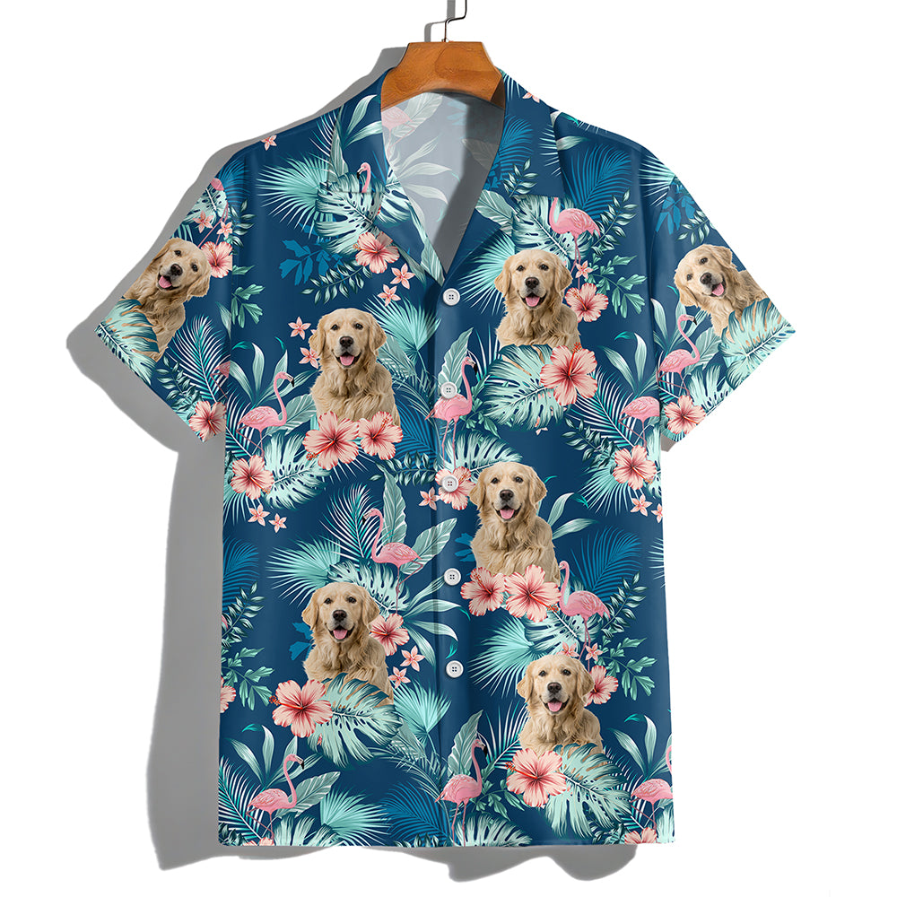 Custom Dog Photo Tropical Vacation Aloha Hawaii Shirt Gift For Dog Lovers HO82 894310