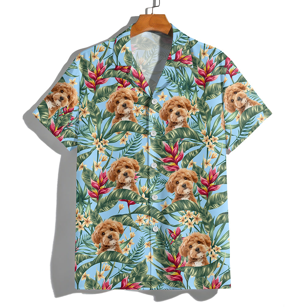 Custom Dog Photo In The Air Hawaii Shirt Gift For Dog Lovers HO82 893838