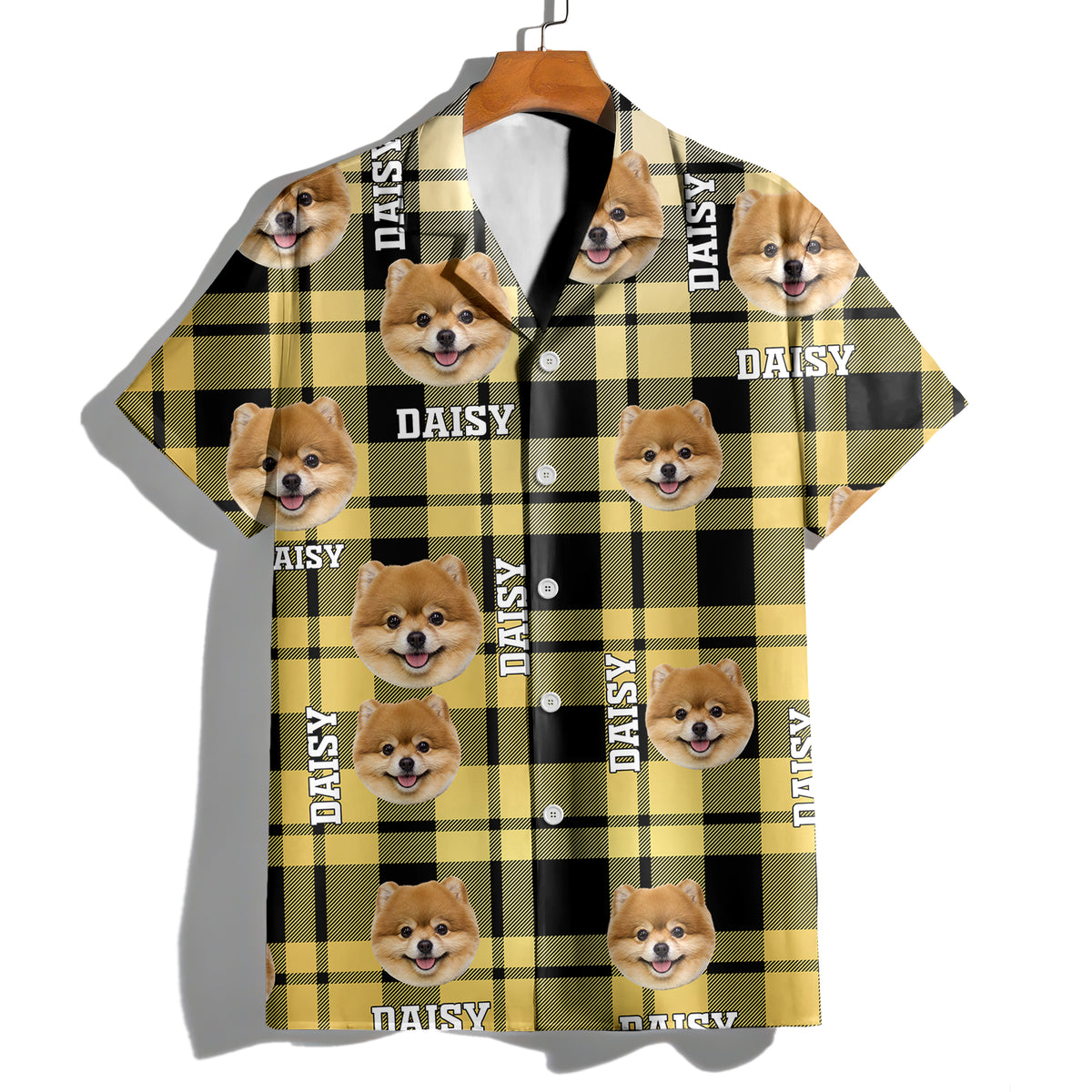 Custom Photo Dog Cat Plaid Hawaii Shirt – Personalized Pet Shirt Gift for Pet Lovers TH10 169489