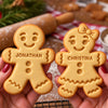 Personalized Name Gingerbread Shaped Cookie Stamp Gift For Family HA75 922186