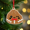 Personalized Christmas Squishee Bundle, Reindeer Dumpling Wood Ornament HA75 919544
