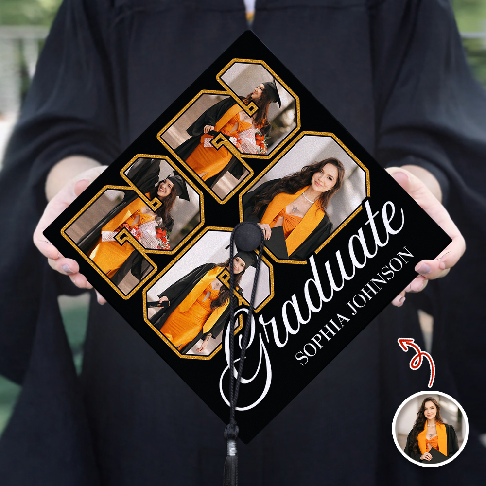 Custom Photo Class Of 2026 Personalized Graduation Cap Topper HA75 920614