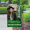 Custom Photo Class Of 2026 Colorful Disco Style Personalized Graduation Garden Flag HA75 920458
