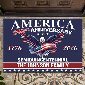 Personalized Family Name America 250th Anniversary Doormat CH07 910276