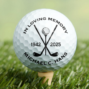 Custom Name In Loving Memory Golf Ball Perfect Gift for Golf Lovers TH10 898155