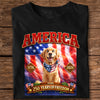 Personalized America 250 Years Of Freedom Dog Dark Shirt HA75 920252