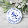 My Mind Still Talks To You Toile - Personalized Ceramic Ornament HA75 897460
