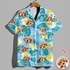 Custom Pet Face Photo Tropical Hawaii Shirt For Pet Lovers TH10 169491