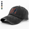 Pray For Charlie Kirk Liberty And Human Rights Washed Denim Baseball Cap HO82 65750