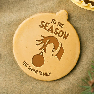 Personalized Family Name A Merry Christmas Cookie Stamp HA75 898348