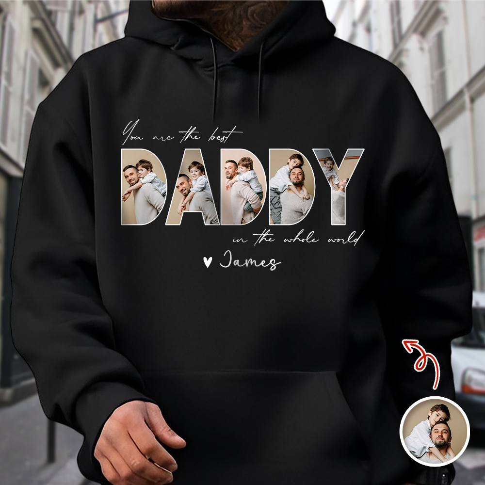 Custom Photo You Are The Best Dad In The Whole World Dark Shirt TH10 169633