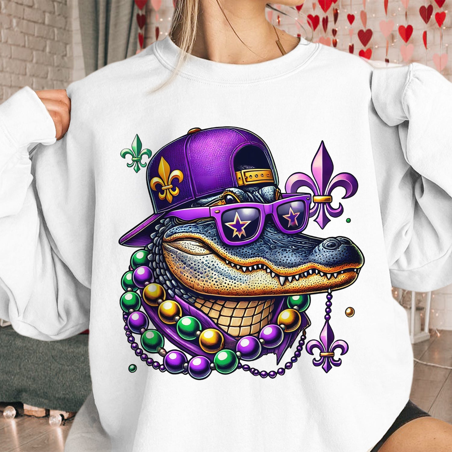 Mardi Gras Fat Tuesday Bright Shirt Mardi Beads Louisiana Mardi Party Gift CH07 895186