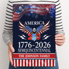 Custom Family Name America 250 Years Semiquincentennial 1776-2026 Metal Sign TH10 169445