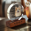 Custom Photo Memorial Once By My Side Forever In My Heart Round Acrylic Frame Block HA75 898016