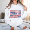 Personalised She Loves Jesus And America Too Bright Shirt LM32 897943
