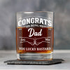 Congrats On Being My Brother Personalized Whiskey Glass CH07 896376