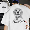 Custom Photo Dog Dad Back & Front Shirt - Personalized Gift for Dog Lovers HO82 902612