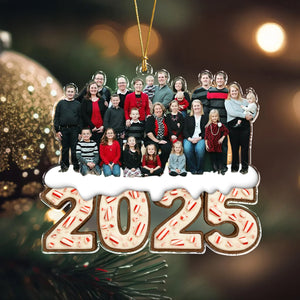 Custom Photo All We Need Is Us Family Acrylic Ornament Gift For Mom, Dad, Brother, Sister, Kids HO82 900066