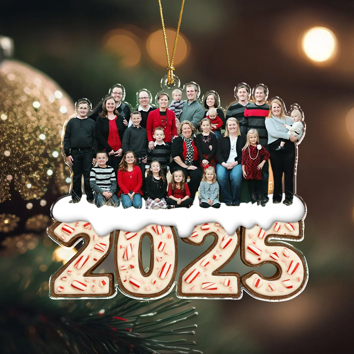 Custom Photo All We Need Is Us Family Acrylic Ornament Gift For Mom, Dad, Brother, Sister, Kids HO82 900066