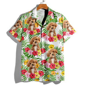 Custom Photo Aloha Dog Cat - Personalized Hawaiian Shirt Summer Gift CH07 896122