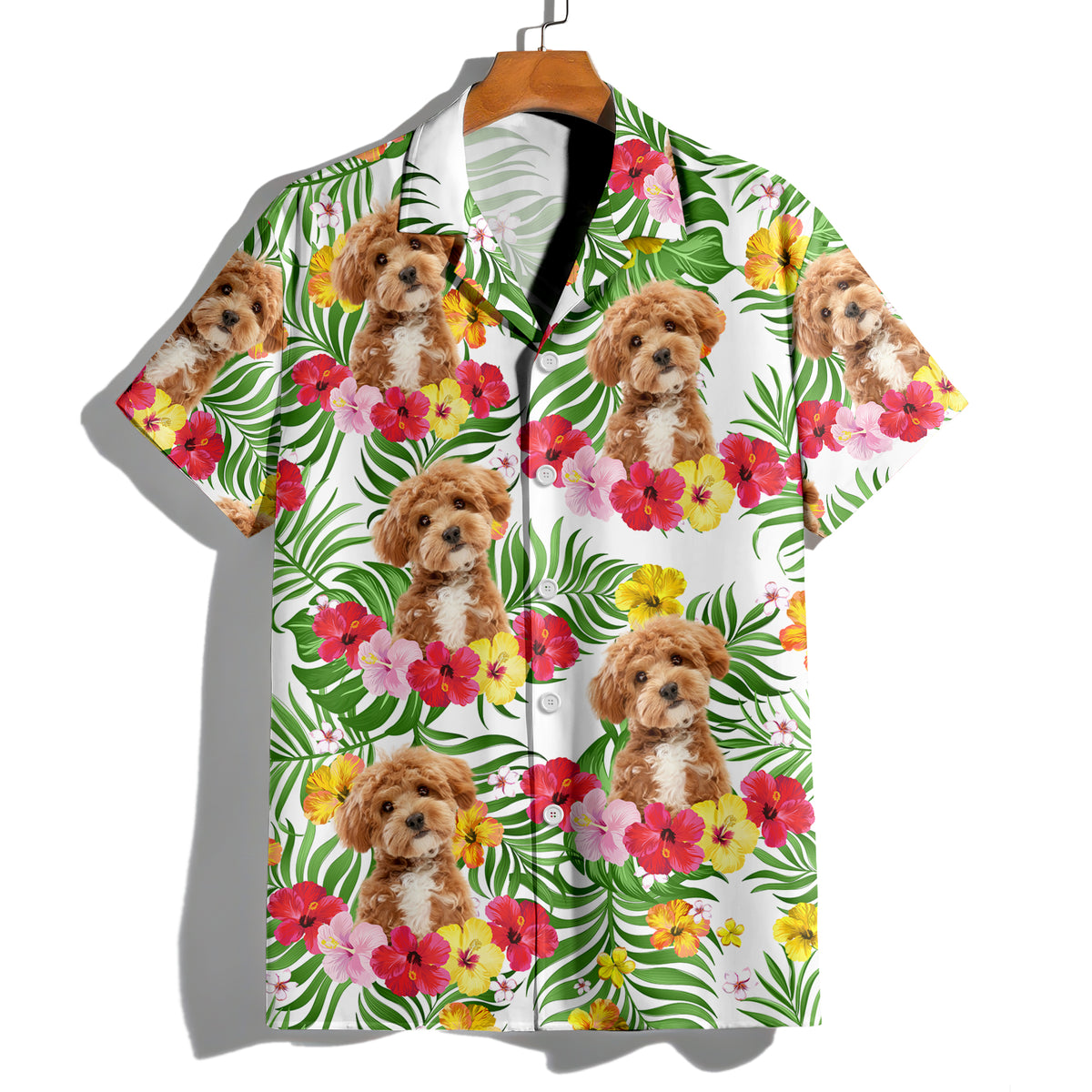 Custom Photo Aloha Dog Cat - Personalized Hawaiian Shirt Summer Gift CH07 896122