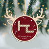 Personalized Family Name Scrabble Christmas 2 Layer Wooden Ornament LM32 895441