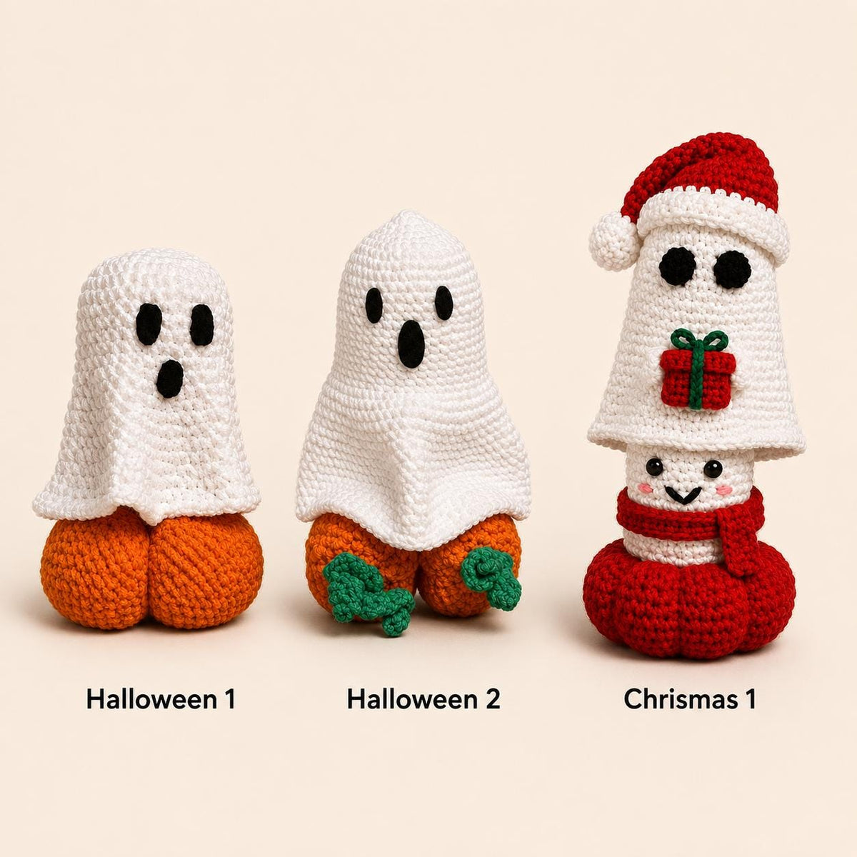Funny Adult Naughty Spooky Crochet Ghost Halloween Decor, Christmas Decor LM32 670027